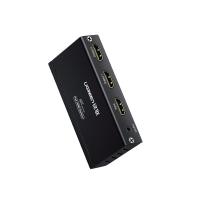 绿联（UGREEN） 40201 HDMI一进二分屏器 4k 30hz 黑色 (单位:个)