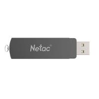 朗科（Netac） U681 优盘  64GB （单位:个） 铁灰色