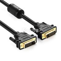 绿联（UGREEN） DV101 DVI-D双通道公对公数字高清连接线 5米  (单位：根 )黑色