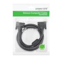 绿联（UGREEN） DV101 DVI-D双通道公对公数字高清连接线 5米  (单位：根 )黑色