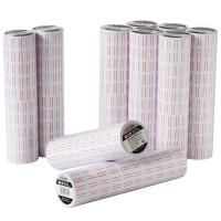 得力（deli） 3210 打价纸 21.5*12mm 10卷/筒（单位：筒）白色