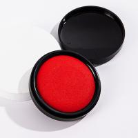 齐心（COMIX） B3747 速干印台Ø85mm 中号 （单位：个）红