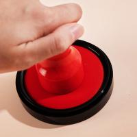 齐心（COMIX） B3747 速干印台Ø85mm 中号 （单位：个）红