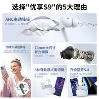 欧克士（OKSJ） S9 蓝牙耳机ANC降噪 入耳式（单位：个）白色
