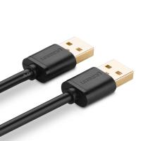 绿联（UGREEN）10310 数据线 1.5米 USB2.0公对公（单位：条）黑色 新老包装随机发货
