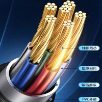 毕亚兹（BIAZE）ZH28VGA转HDMI+VGA转换器带音频 一分二分屏器VGA转HDMI+VGA(单位：个）黑色