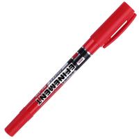 宝克（BAOKE） MP220 双笔头油性记号笔 大头1.0mm 小头0.5mm 12支/盒(单位：盒) 红色