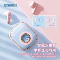 洛克（ROCK） RAU0769 哆啦A梦 复古唱片机TWS耳机 48*42*25mm(单位：副) 粉色