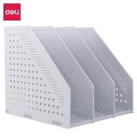 得力（deli） 78995 三联折叠文件框 三联折叠（单位：只）浅灰