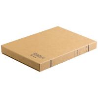 齐心（COMIX） AP-30 纯浆档案盒 A4 30mm 10个/套 （单位：套）牛皮纸色 新老包装随机发货