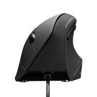 山业 MA-ERG9N 轻音有线人体工学鼠标 W68xD118xH66mm 黑色 (单位:个)