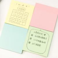 得力（deli） 9082 彩色便利贴粘性便签纸 76*76mm 12本/组 (单位: 组)颜色随机