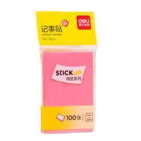 得力（deli） 9084 百事贴 51*76mm 100张/包 荧光色系（黄、橙、粉、绿） 12袋/盒 (单位:盒)