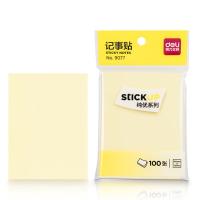 得力（deli） 9077 记事贴 76*101mm 100张(单位：包) 黄色