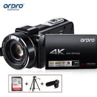 欧达（ORDRO） AC7  高清4K摄像机 500万像素 黑色（单位：台）