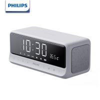 飞利浦（PHILIPS） TAS3609 桌面智能时钟蓝牙音箱 皓月白 约197(L)*108(W)*104(H)mm 皓月白 (单位:个)