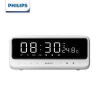 飞利浦（PHILIPS） TAS3609 桌面智能时钟蓝牙音箱 皓月白 约197(L)*108(W)*104(H)mm 皓月白 (单位:个)