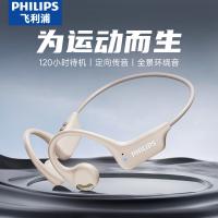 飞利浦（PHILIPS）TAA1708 开放式运动跑步蓝牙耳机 5mW（单位：个） 米白
