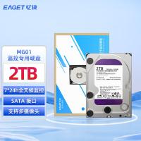 忆捷（EAGET）MG01 监控摄像硬盘机械硬盘安防视频录像机监控专用5400转WD10EJRX 2TB（单位：个）