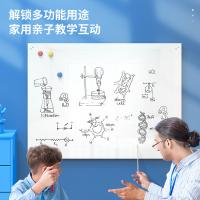 得力（deli） 50047白色 磁性玻璃白板 2000*1000mm（单位：块）白色