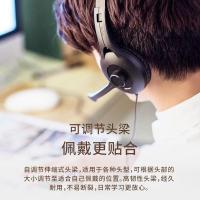 漫步者（EDIFIER）USB K800 头戴式电脑笔记本有线耳机 黑色 (单位：个）