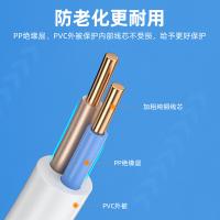 山泽（SAMZHE）C28BWG-4C电话线4芯单股纯铜线芯 150米/卷 （单位：卷）