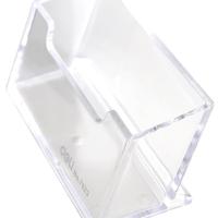 得力（deli） 7623 亚克力单格名片座 103.5*45.5*50.5mm (单位: 个)透明色