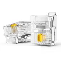 绿联（UGREEN）80106水晶头 100个装 （单位：包）透明色