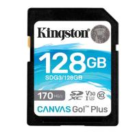 金士顿（Kingston） class10 U3 V30 SD存储大卡 SDG3/128G (单位: 个) 读速170MB/s 写速90MB/s