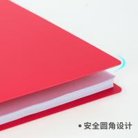 得力（deli） 64510 中国红文件夹 0.9mm A4(单位：个) 红色