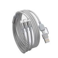 现代（HYUNDAI） YH-NB011 二拖三快充数据线 80g 100W （单位：个） 深空灰