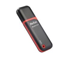 朗科（Netac）G724 U盘USB2.0 带盖帽64GB（单位：个）黑红色