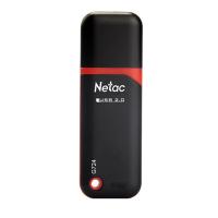 朗科（Netac） G724 经典盖帽系列U盘 USB2.0 32GB(单位：个) 红黑色
