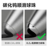 得力（deli） S656-Q1 直液式走珠笔中性笔 0.5mm 12支/盒(单位：盒) 黑色