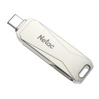 朗科（Netac） G473 旋转型双接口金属U盘 Type-C+USB3.0 64GB(单位：个)