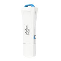朗科（Netac）U335S U盘USB3.0  带写保护开关 防病毒优盘 64GB（单位：个）蓝白色