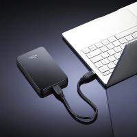爱国者（aigo） HD809 移动硬盘 500GB 2.5英寸(单位：个) 黑色