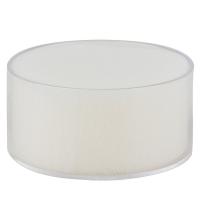 得力（deli） 9102 海棉缸  74*36mm (单位:个) 适用于办公财务、银行 白色