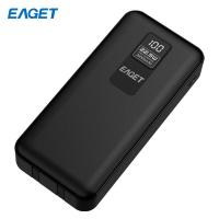 忆捷（EAGET） EQ202 移动电源 22.5W自带双线 智能数显 20000mAh 黑色 (单位:个)
