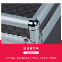 亚信 多功能印章箱 4格 NO.373 11*11*7.8cm (单位:个) 银色