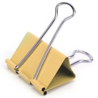 得力（deli）8551ES 彩色长尾票夹 12只/筒 50mm（单位：筒）混