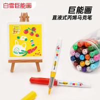 白雪（snowhite） DM101 直液式丙烯马克笔 12支/筒(单位：筒) 混色