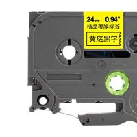 科思特 KZe-651 标签色带 24mm*8m 黄底黑字 适用兄弟PT330/PT350/PT520/PT540/PT580C/PT1400/PT1500PCPT1600/PT1650/PT2200/PT2210/PT2300/PT231