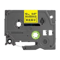 科思特 KZe-631 标签色带 12mm*8m 黄底黑字 适用兄弟GI100/PT200/PT1000/PT1000BM/PT1010/PT1010B/PT1010N/PT1010R/PT1010S/PT1090/PT1090BK (单位