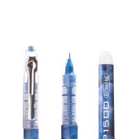 白雪（snowhite） P1500 直液式走珠笔 0.5mm 12支/盒(单位：盒) 墨蓝色