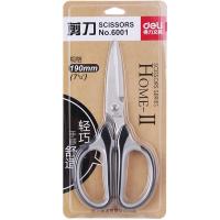 得力（deli） 6001 剪刀 19*9cm (单位: 把)蓝色、黑色颜色随机发