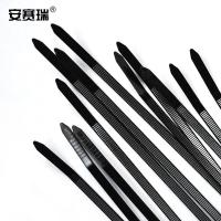 安赛瑞 10140 尼龙扎带 4.8×500mm 黑色 250根/包（单位：包）