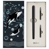 毕加索（pimio） 钢笔礼盒 海洋系列套装 625 195*89*38mm 80套/箱 (单位:套) 虎鲸黑