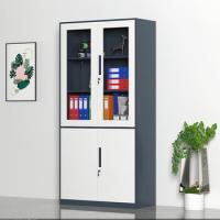 臻远 ZY-SY-31 窄边大器文件柜 900*400*1850mm（单位：台） 灰白套色
