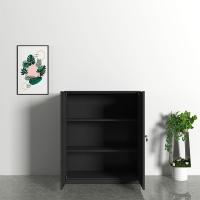 臻远 ZY5062284 钢制窄边铁门文件柜 90*40*92.5cm（单位：台）黑色